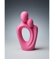 MYCRAFT3D Modern Soyut Figür Dekoratif Obje – 3D Baskı Minimal Biblo  Şık Ev Dekoru, Hediyelik Anne Baba