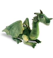 Animals Of The World Ejderha Peluş Oyuncak, Yeşil, 36cm
