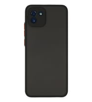 Galaxy A03 Kılıf Montreal Silikon Kapak - Siyah