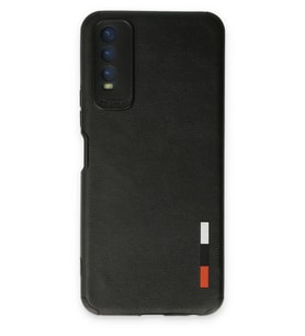 Durukar® Vivo Y11S Kılıf Loop Deri Silikon - Siyah