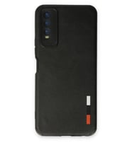 Durukar® Vivo Y11S Kılıf Loop Deri Silikon - Siyah