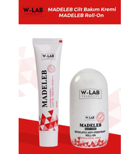 W-Lab Kozmetik Madeleb Krem + W Lab Roll On Set