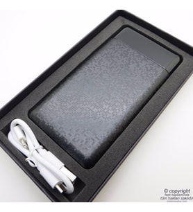 WG-500 Kişiye Özel Powerbank 8000mAh/3.7V ABS LED A+ Lithium Polymer  İsme Özel Powerbank  Hediyelik Teknoloji Ürünü
