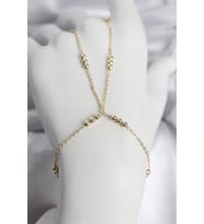 316L Çelik Top Zincirli Gold Renk Kadın Şahmeran - TJ-SN745