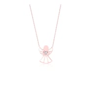 eJOYA 14 Ayar Rose Altın Meleğim Kolye 114622