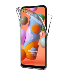 Samsung Galaxy A11 360 Kılıf Şeffaf Ön Arka Silikon