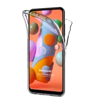 Samsung Galaxy A11 360 Kılıf Şeffaf Ön Arka Silikon