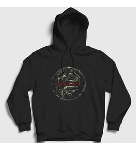 Presmono Unisex Siyah Anima Lacuna Coil Kapüşonlu Sweatshirt 374813tt