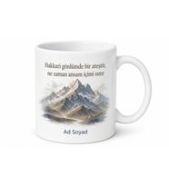 Hakkari Memleket Sevgisi Tasarımlı Kupa Bardak Özel Baskılı Hediye