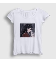 Presmono Kadın Beyaz Winter Giyu Tomioka Anime Demon Slayer Kimetsu No Yaiba T-Shirt 298897tt (Beyaz)