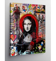 Kanvas Tablo Mona Lisa Pop Art