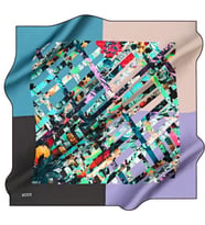 Twill İpek  Eşarp-Sonbahar-Kış -8434713 (Siyah)
