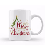 Yılbaşı Yeni Yıl Konseptli Merry Christmas 09 Kupa Bardak Porselen