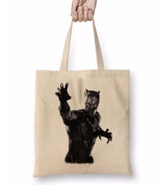 Black Panther Pantera Negra 04 Bez Çanta Uzun Saplı