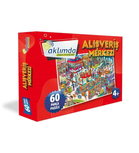 60 Parça Puzzle Alışveriş Merkezi