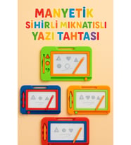 Manyetik Eğitici Yazı Tahtası Çocuklar İçin Çizim ve Yazı Oyuncağı