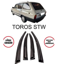 Balp Renault 12 Toros  STW Cam Rüzgarlığı 4lü