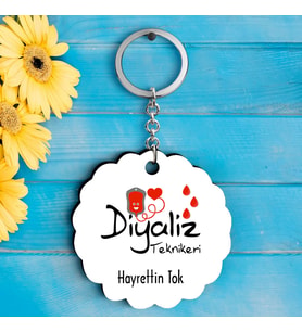 Diyaliz Teknikerlerine Özel  İsimli Anahtarlık