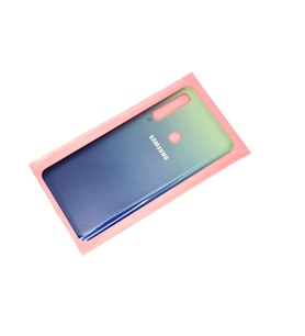 Samsung Galaxy A9 A920 2018 Arka Pil Batarya Kapağı (CAM) MAVİ