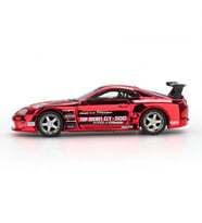 1/64 Model Araç Supra (A80) Top Secret GT-300 Top Secret Red Chrome