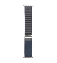 Apple Watch 44mm Uyumlu Kordon Alpine Hasır Örgü Zore KRD-74 Kumaş Kayış