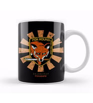Foxhound Retro Japanese Metal Gear Solid Kupa Bardak Porselen