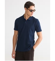 LCWAIKIKI Classic Lacivert Polo Yaka Pike Erkek Tişört