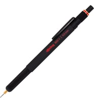 Rotring 800+ İki Fonksiyonlu Mekanik Gizli Uçlu Kurşun Kalem Siyah,0.5 Mm