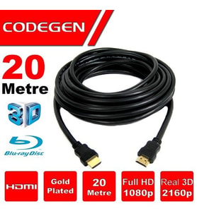 CODEGEN CPS200 20metre HDMI Görüntü Kablosu 3D Gold 1.4v 2K
