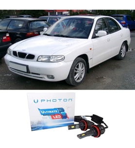 Daewo Nubira Led Xenon Uzun + Kısa Far Ampulü H4 Ultimate Yeni Seri Beyaz