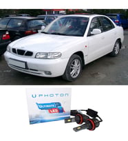 Daewo Nubira Led Xenon Uzun + Kısa Far Ampulü H4 Ultimate Yeni Seri Beyaz