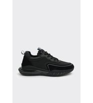 Hakiki Deri Comfort Erkek Sneaker (Siyah)