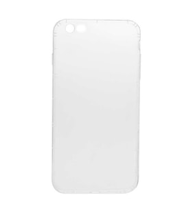 Apple iPhone 6 Plus Kılıf Zore Şeffaf İnce ve Esnek Süper Silikon (Renksiz)