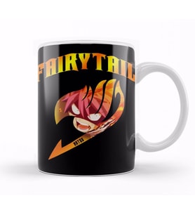 Fairy Tail Natsu Inside Guild Symbol Kupa Bardak Porselen