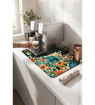 Valerine Life Kahve Espresso Makinesi Matı 35x45cm Çaycı Pad Su Geçirmez Elephant Brew