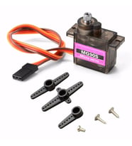 5V Mg90S Metal Dişli Servo Motor 180 Derece Dişli Kol Seti 2Kg/Cm