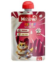 Moow Yavru Kedi İçin Tavuklu Keçi Sütlü Kedi Et Ezmesi 90 gr