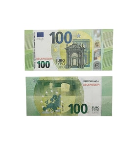 100 Euro 50 Adet Geçersiz Sahte Oyun Parası Düğün Parası - Yüz Euro