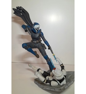 Starwars Bo Katan Kryze Figür The Mandalorian Bo-Katan Figür Büyük Boy 25CM
