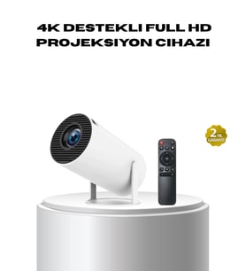 Destekli Full Projeksiyon – 130 Inç Geniş Ekran, Bağlantılı
