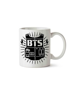 Bts Logo Porselen Kupa Bardak