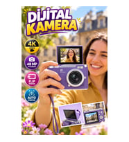 48 MP Dijital Fotoğraf Makinesi – 4K Video, Flip Ekran, Autofocus ve Vlog Çekimi