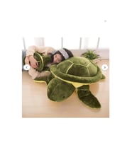 Caretta Caretta Deniz Kaplumbağası Kaliteli Peluş Oyuncak Minder Yastık Uyku Arkadaşı Jumbo 50 Cm