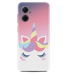 Xiaomi Redmi Note 11E Kılıf Silikon Desen Özel Seri Sweety Unicorn 1737