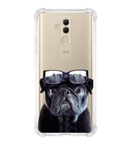 PrintiFy Huawei Mate 10 Lite Uyumlu Köpek 3 Baskılı Şeffaf Köşe Korumalı Antişok Kılıf