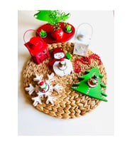 Yılbaşı Özel Tasarım 3lü Mumluk Seti (tealight)