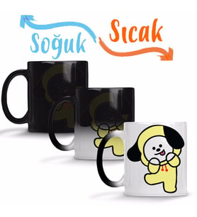 Bts BT21 Chimmy Sihirli Kupa Bardak Porselen