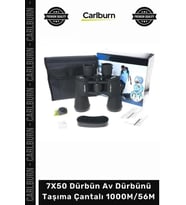 Özel Üretim Profesyonel Net Su Geçirmez Zoom 7X50 Dürbün Av Dürbünü Taşıma Çantalı 1000M/56M