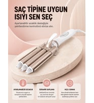 Her Saç Tipine Uygun, Hızlı Isınan Bukle Yapıcı – Evde Kuaför Kalitesinde Sonuç Yeni Nesil