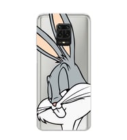 Redmi Note 9 Pro/Note 9S Uyumlu Bugs Bunny Desenli Şeffaf Telefon Kılıfı